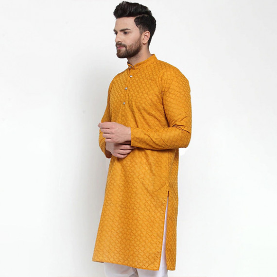 https://www.bloomwow.in/products/men-mustard-yellow-thread-work-cotton-kurta