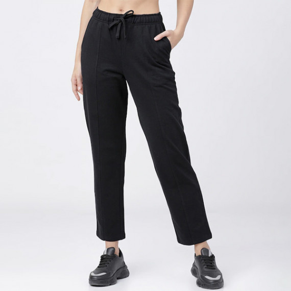 https://www.bloomwow.in/products/women-black-solid-cotton-track-pant-1
