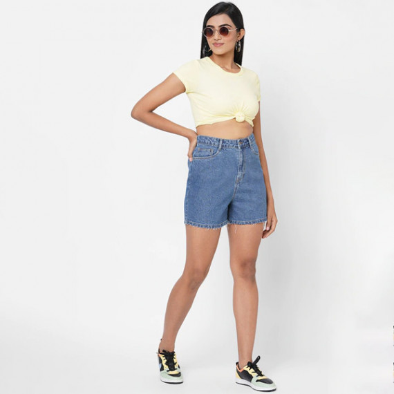 https://www.bloomwow.in/products/women-blue-slim-fit-high-rise-denim-shorts