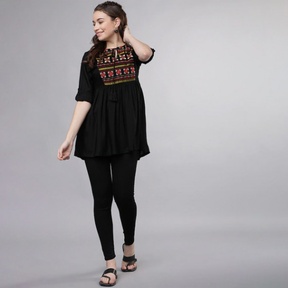 https://www.bloomwow.in/products/women-black-solid-tunic