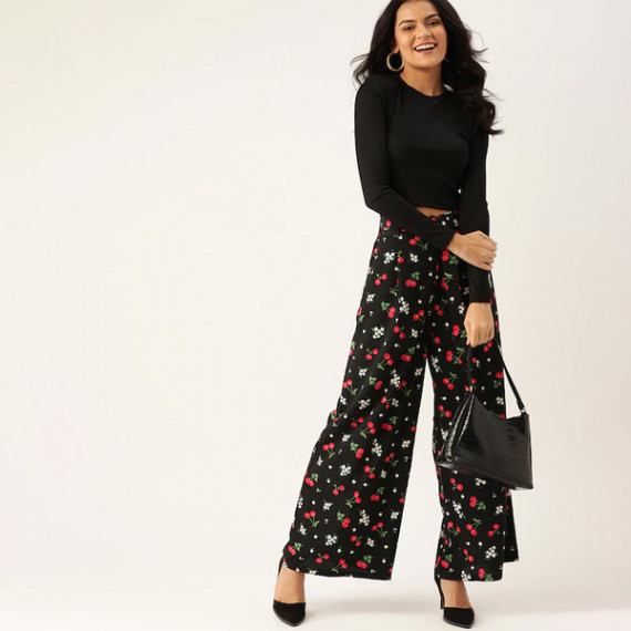 https://www.bloomwow.in/products/women-black-red-cherry-print-wide-leg-palazzos