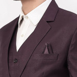 Men's Poly Viscose Shawl Collar Suit