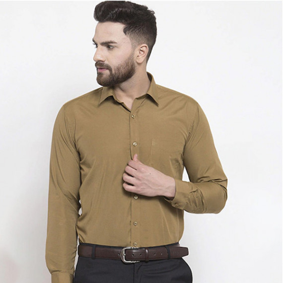 https://www.bloomwow.in/products/men-khaki-slim-fit-solid-formal-shirt