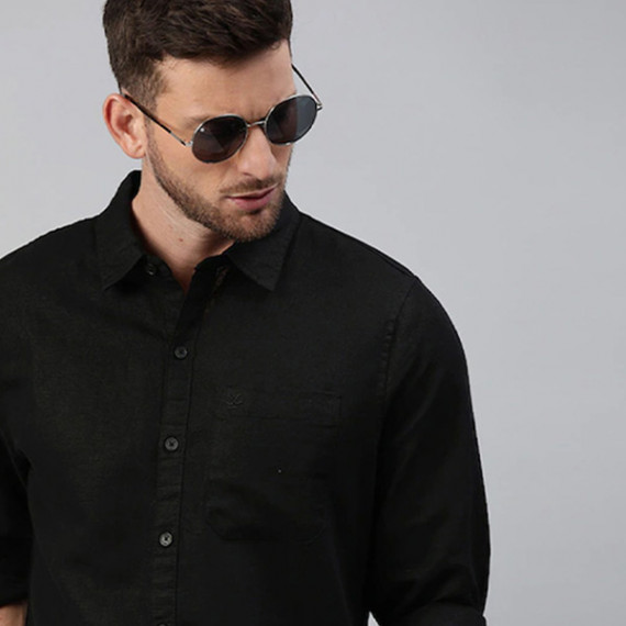 https://www.bloomwow.in/products/men-black-slim-fit-cotton-casual-shirt