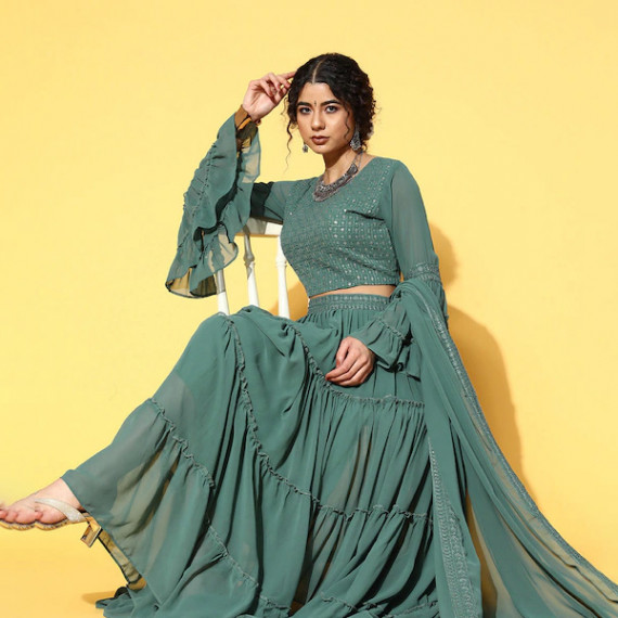 https://www.bloomwow.in/products/gorgeous-green-embroidered-ready-to-wear-lehenga-choli-with-dupatta