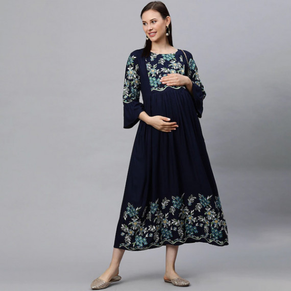 https://www.bloomwow.in/products/women-navy-blue-embroidered-maternity-feeding-maxi-nursing-dress