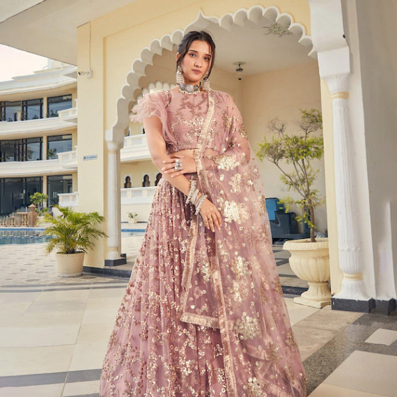 https://www.bloomwow.in/products/peach-coloured-gold-toned-embellished-sequinned-semi-stitched-lehenga-unstitched-blouse-with