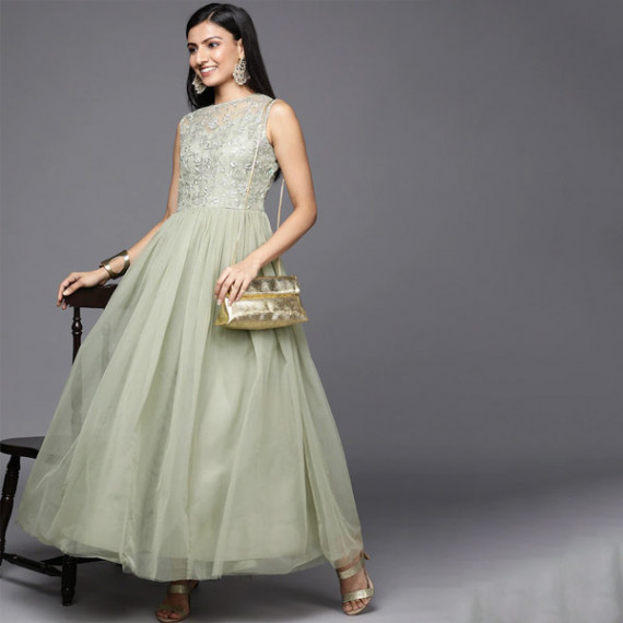 https://www.bloomwow.in/products/green-ethnic-motifs-embroidered-net-maxi-dress